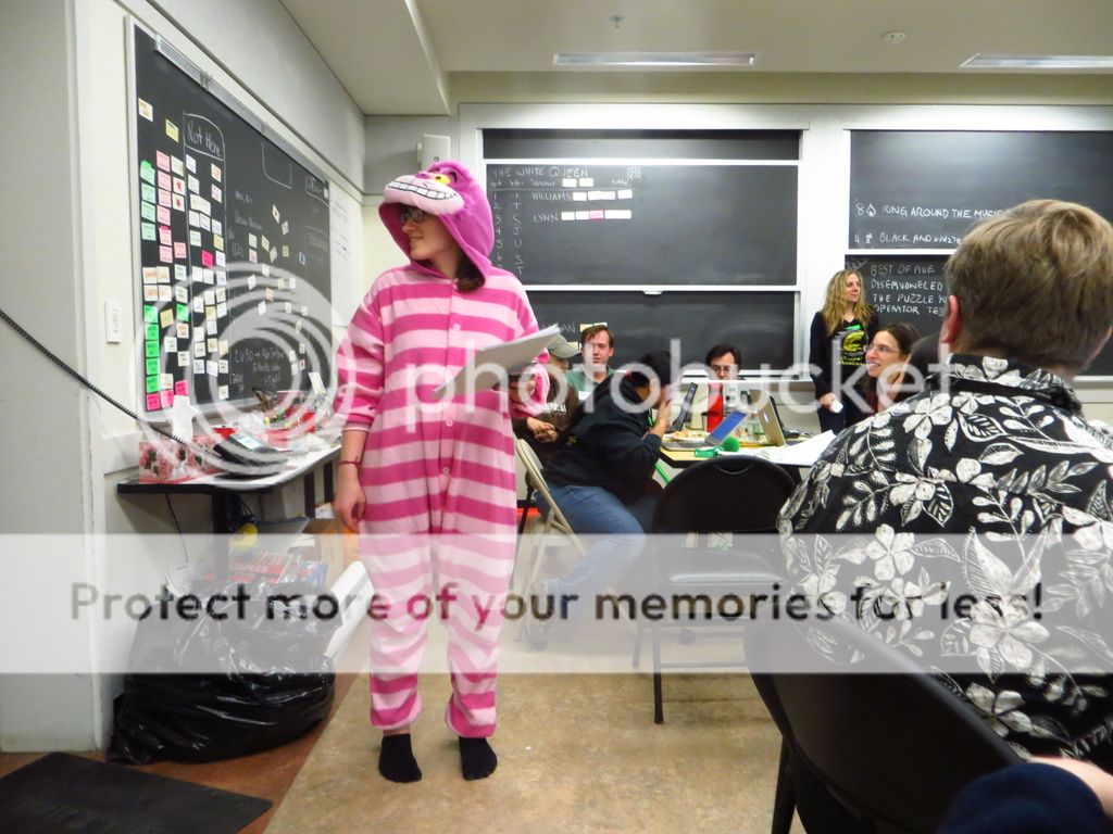 Central Services gets a visit from the Chesire Cat