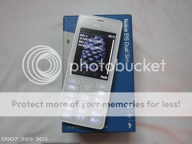bán nokia 515 màu trắng mới 99.9% fullbox giá bèo