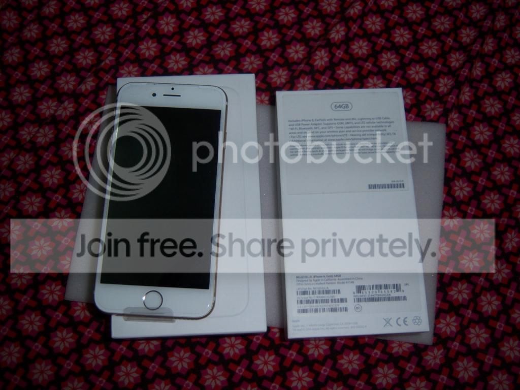 bán cái iphone 6 64gb mới full bôk  mới sách tay ở mỹ  về 2 hôm