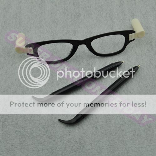 Novelty Creative Ballpoint Pen Glasses Shape Student School Writing