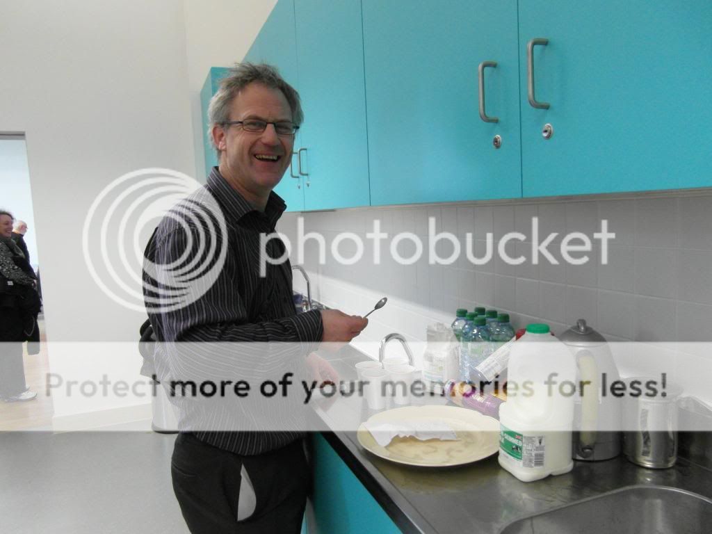 Martin making the tea